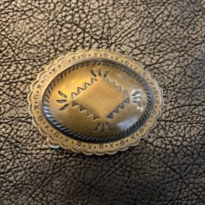 Southwest Vintage solid brass Buckle-unbranded